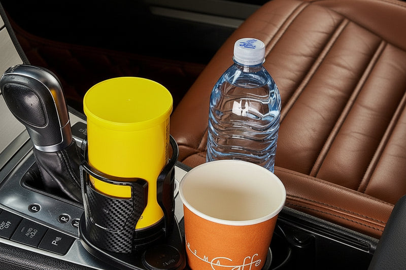 2-in-1 Car Cup Holder | Rotating Dual Cup Holder Expander-Vestioflux