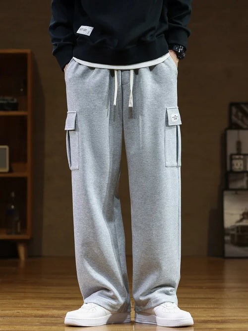 Men's Cargo Sweatpants-Vestioflux