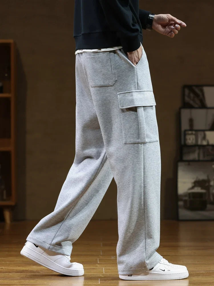 Men's Cargo Sweatpants-Vestioflux