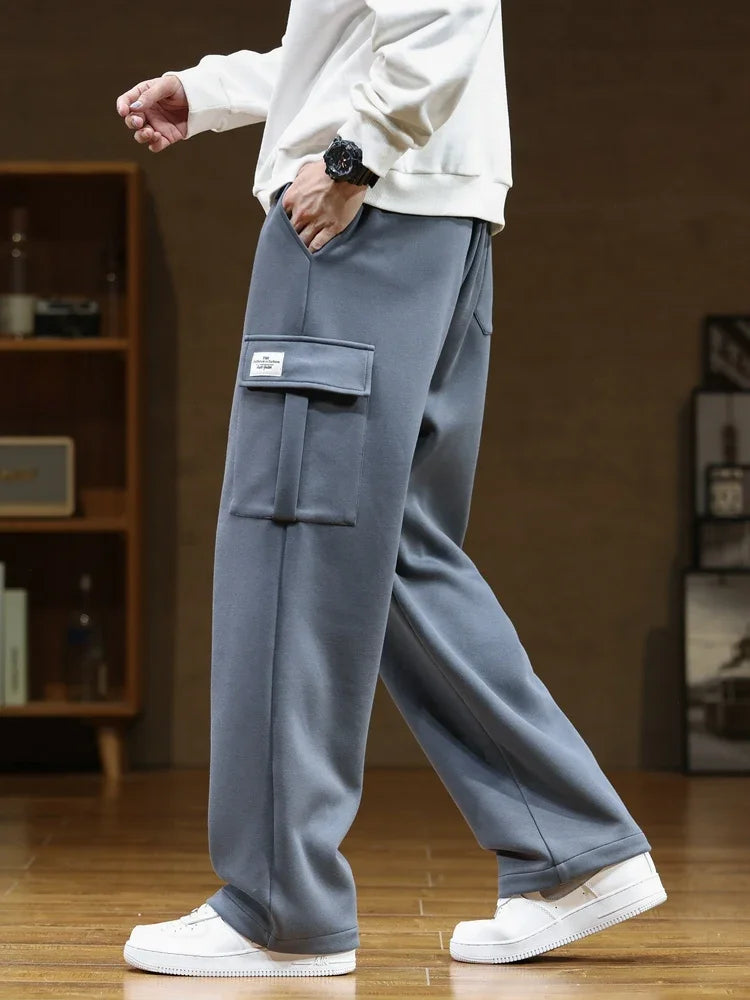 Men's Cargo Sweatpants-Vestioflux