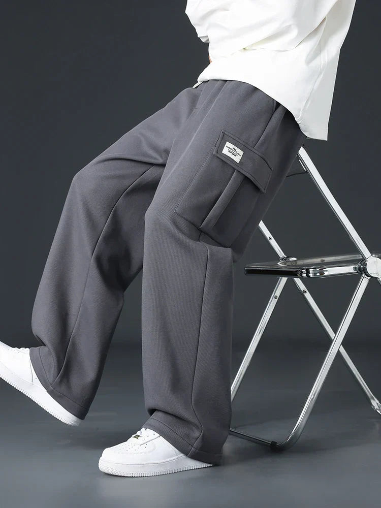 Men's Cargo Sweatpants-Vestioflux