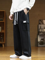 Men's Cargo Sweatpants-Vestioflux
