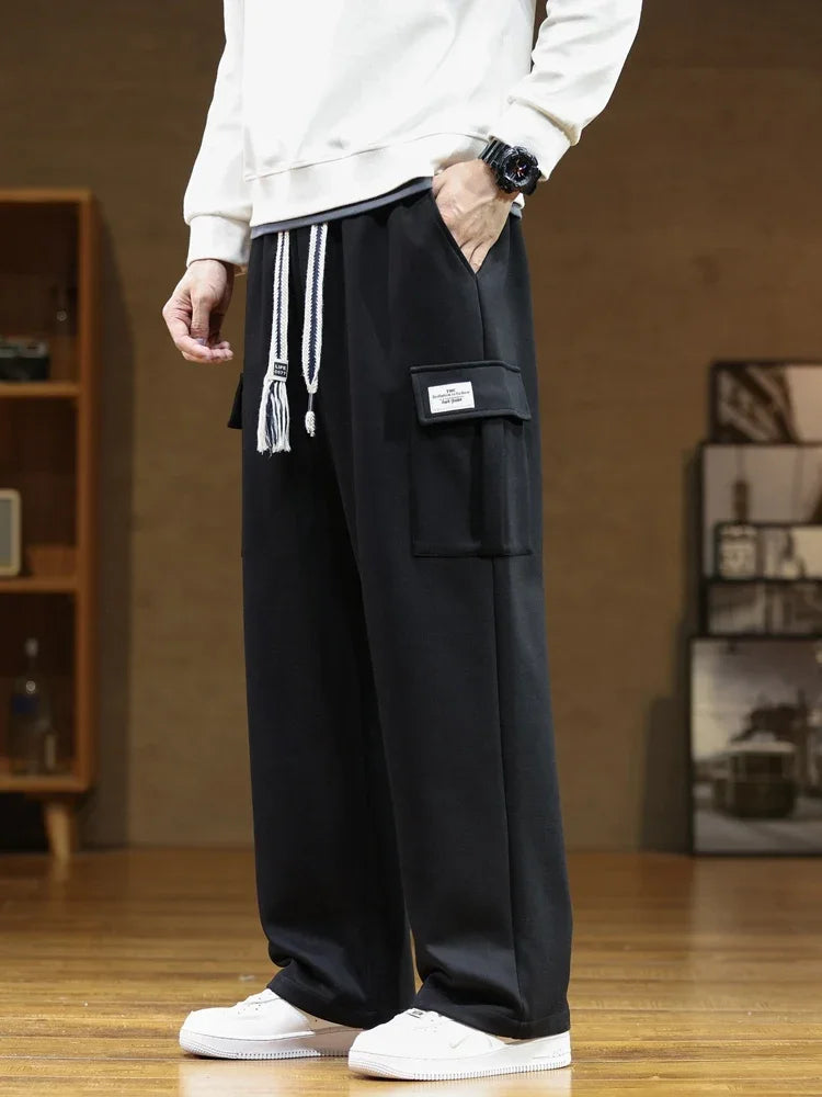 Men's Cargo Sweatpants-Vestioflux