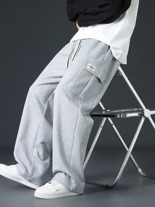 Men's Cargo Sweatpants-Vestioflux