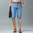 Men's Denim Jean Shorts for Casual Summer Wear-Vestioflux