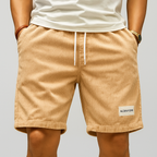 Men's Drawstring Casual Corduroy Shorts-Vestioflux