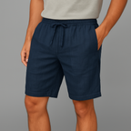 Men's Drawstring Casual Linen Shorts-Vestioflux