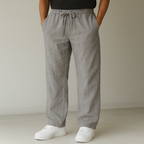 Men's Linen Casual Pants-Vestioflux