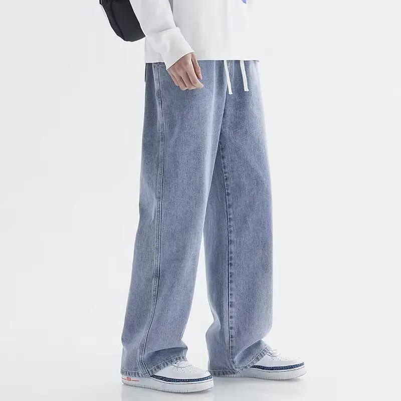 Men's Relaxed Fit Denim Jeans-Vestioflux