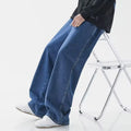 Men's Relaxed Fit Denim Jeans-Vestioflux