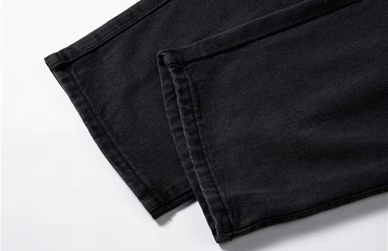 Men's Relaxed Fit Handstitched Denim Jeans-Vestioflux