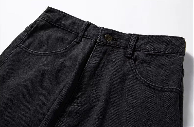 Men's Relaxed Fit Handstitched Denim Jeans-Vestioflux