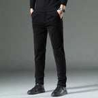 Men's Slim Fit Chino Pants – Tapered Dress Trousers-Vestioflux