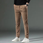 Men's Slim Fit Chino Pants – Tapered Dress Trousers-Vestioflux