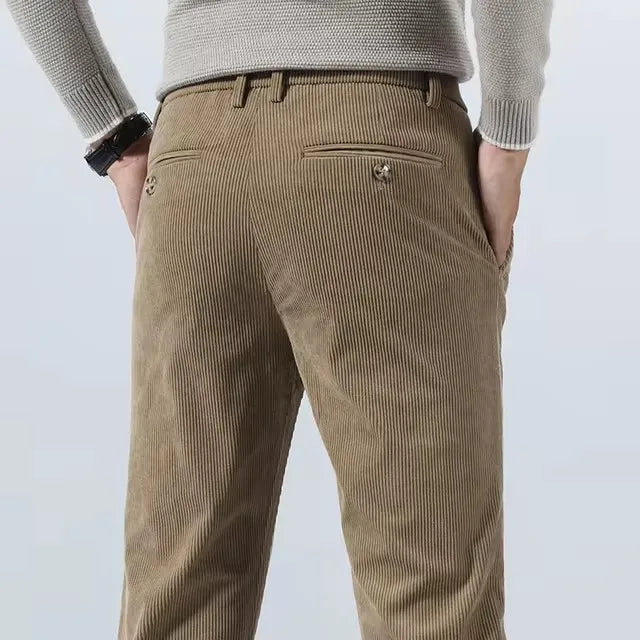 Men's Slim Fit Chino Pants – Tapered Dress Trousers-Vestioflux