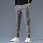 Men's Slim Fit Cotton Trousers-Vestioflux