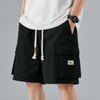 Men's Utility Cargo Shorts with Pockets-Vestioflux