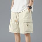 Men's Utility Cargo Shorts with Pockets-Vestioflux