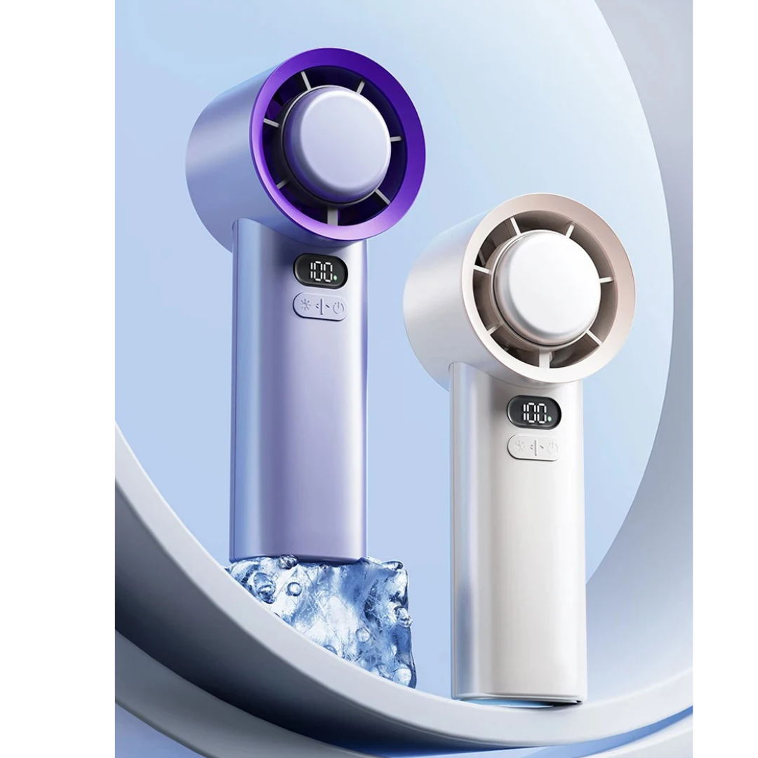 Portable Handheld Fan | 3-Speed Rechargeable Cooling Fan-Vestioflux