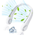 Portable Neck Fan | Hands-Free 360° Cooling, Rechargeable-Vestioflux