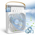 Portable USB Air Cooling Fan | Dual Fan & Mist Cooling Function-Vestioflux