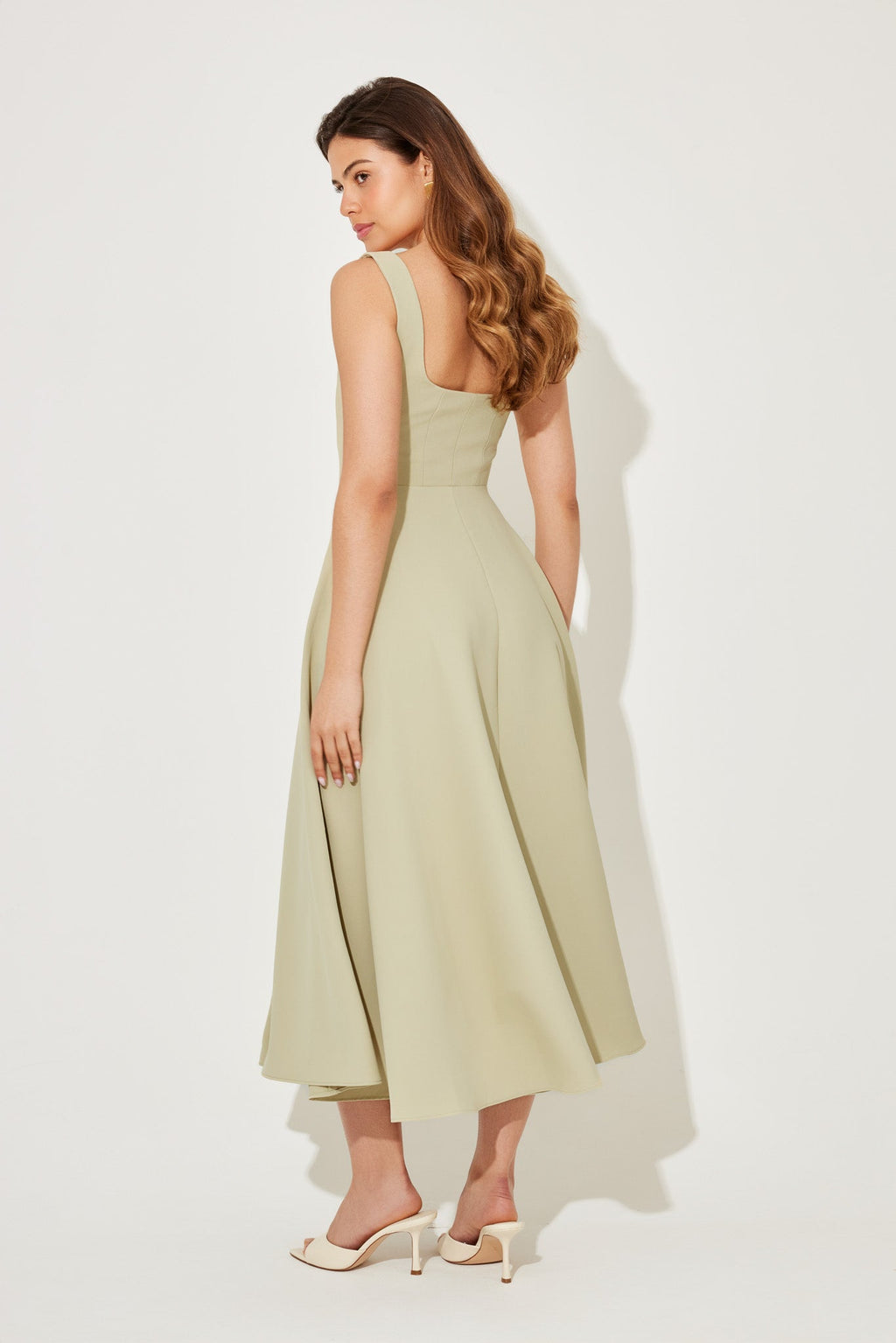 Women's Elegant Midi Dress-Vestioflux