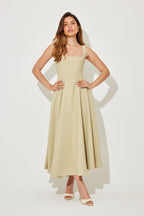 Women's Elegant Midi Dress-Vestioflux