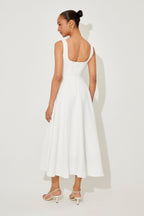 Women's Elegant Midi Dress-Vestioflux