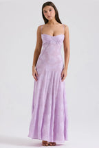 Women's Elegant Open Back Maxi Dress-Vestioflux