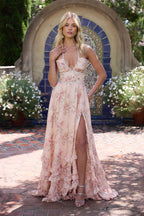 Women's Elegant Printed Maxi Dress-Vestioflux