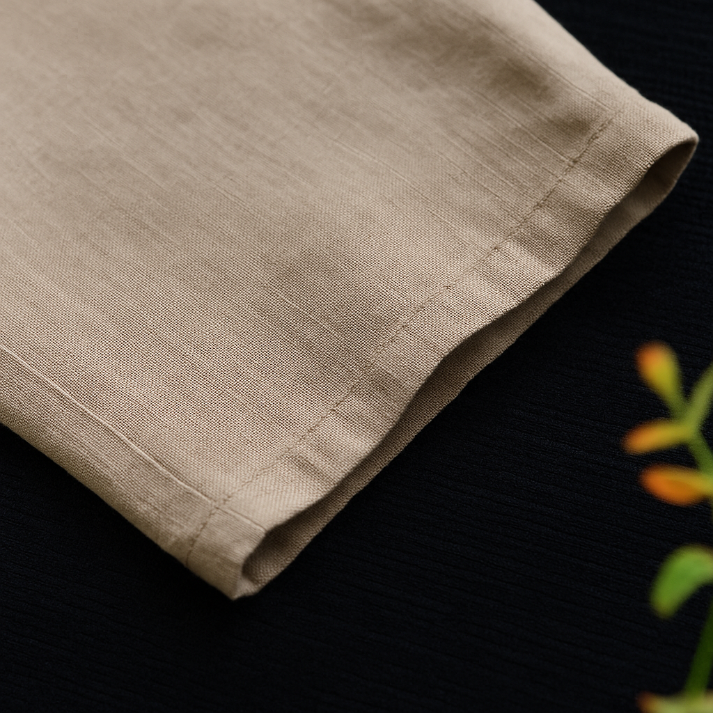 Women's Linen Drawstring Casual Trousers-Vestioflux
