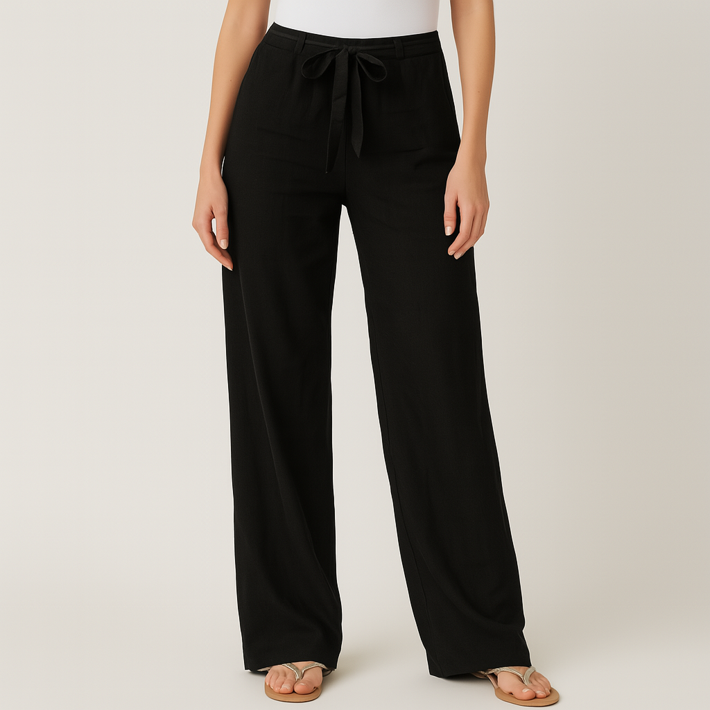Women's Linen Trousers-Vestioflux