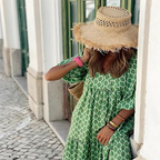 Women's Polka Dot Maxi Dress – Casual Summer Style-Vestioflux