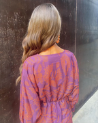 Women's Printed Belted Maxi Dress - Casual Summer Outfit-Vestioflux