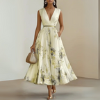 Women's Sleeveless Maxi Dress – Casual Summer Style-Vestioflux