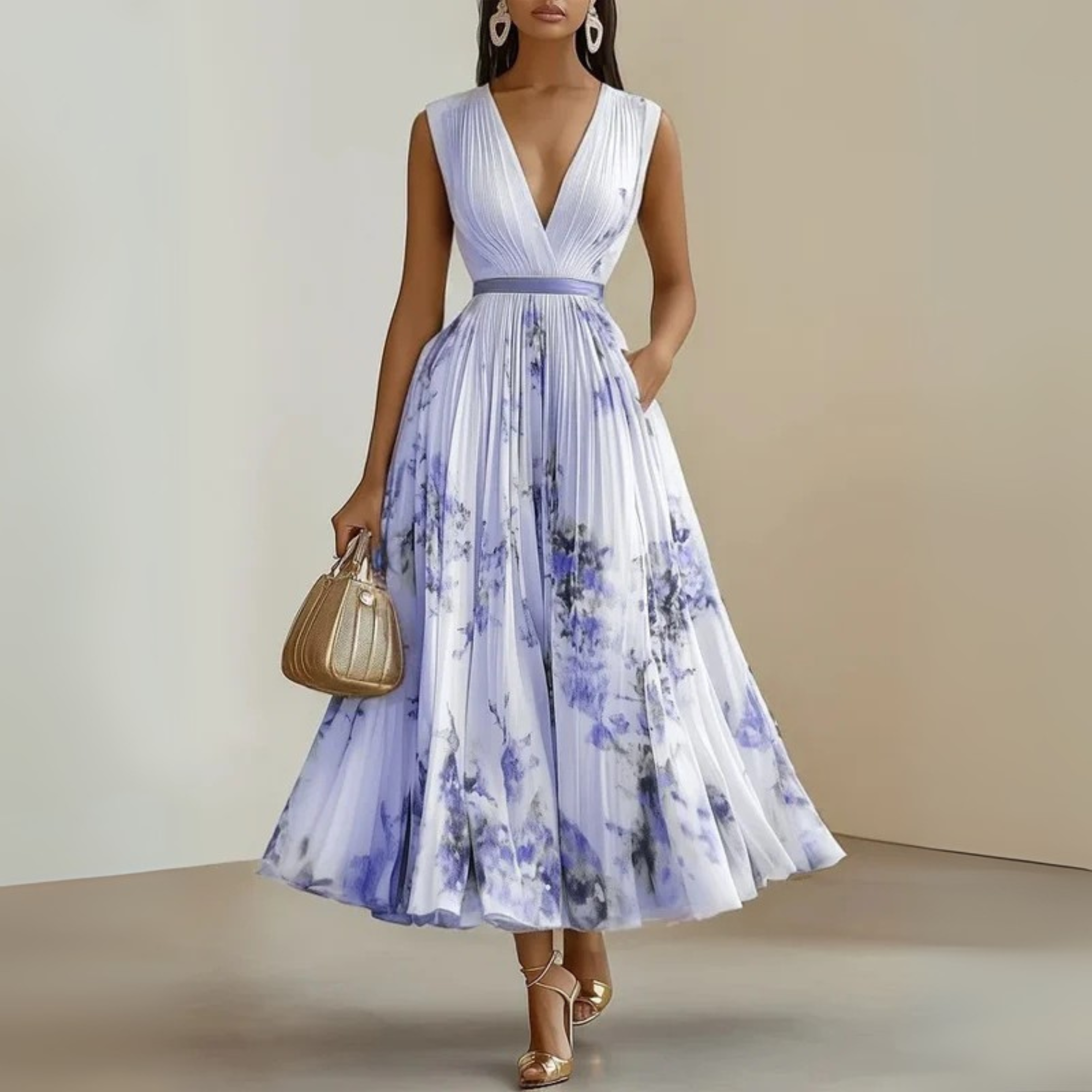 Women's Sleeveless Maxi Dress – Casual Summer Style-Vestioflux
